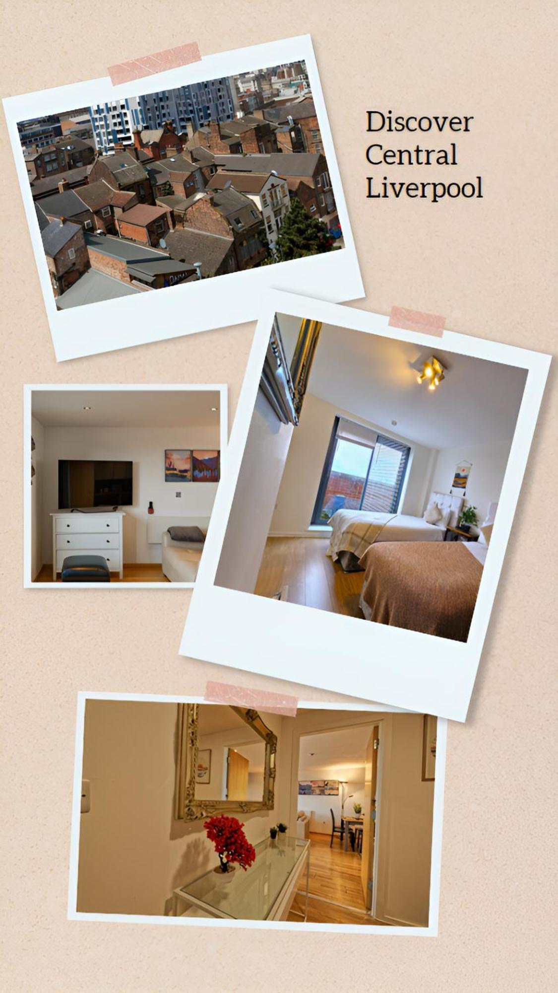 Sidemersey Livings- Convenient 1-Bedroom Flat With A View, Central Liverpool Exterior foto